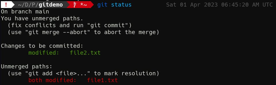 Git Conflict 2