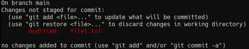 Git status 4